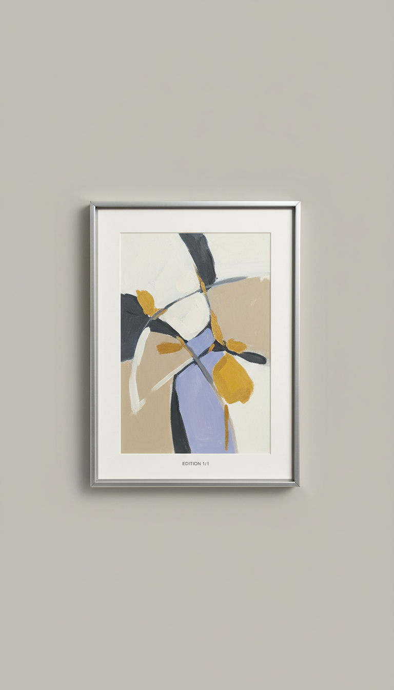 Framed Original Painting with Edition Numbering