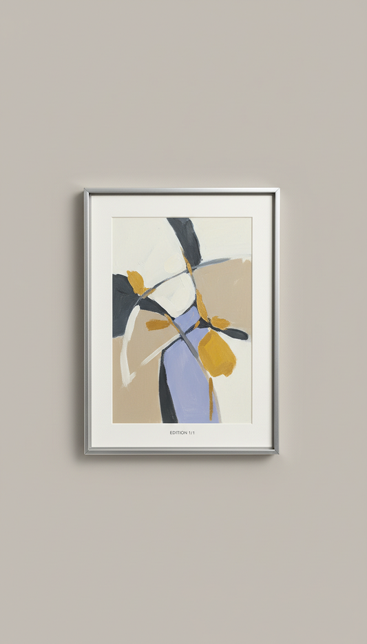 Framed Original Painting with Edition Numbering